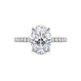 Oval Diamond Engagement Ring